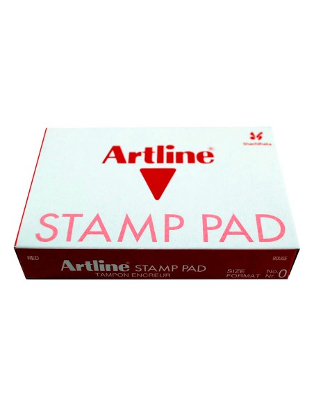 Tampon artline nº1 rojo 67x106 mm