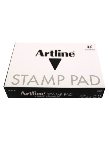 Tampon artline nº1 negro 67x106 mm
