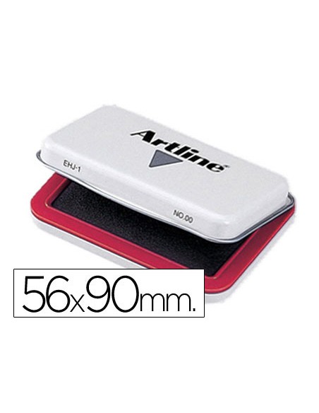 Tampon artline nº0 rojo 56x90 mm