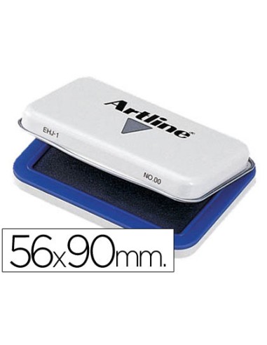 Tampon artline nº0 azul 56x90 mm