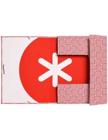 Carpeta liderpapel antartik gomas a4 3 solapas carton forrado trending colores surtidos