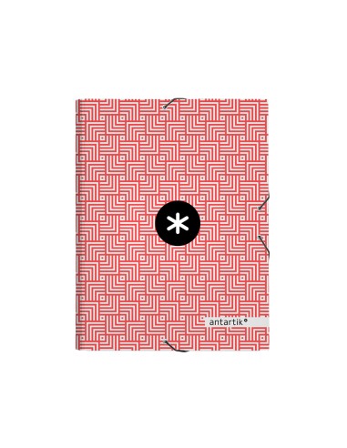 Carpeta liderpapel antartik gomas a4 3 solapas carton forrado trending colores surtidos