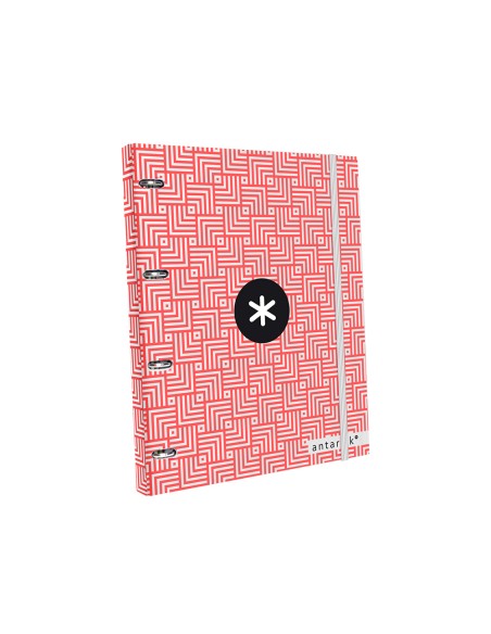 Carpeta liderpapel antartik con recambio a4 cuadro 5 mm forrada 4 anillas 25 mm trending topic colores