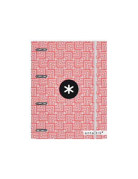 Carpeta liderpapel antartik con recambio a4 cuadro 5 mm forrada 4 anillas 25 mm trending topic colores