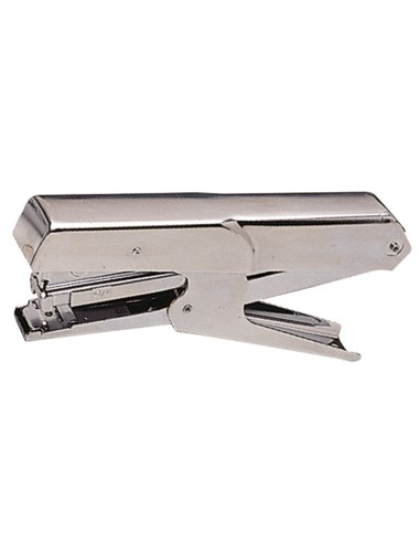 Grapadora petrus de tenaza 224 cromada capacidad 25 h usa grapas 22 6