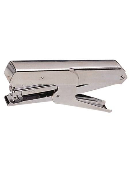 Grapadora petrus de tenaza 224 cromada capacidad 25 h usa grapas 22 6