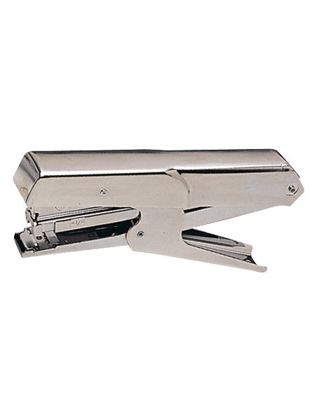 Grapadora petrus de tenaza 224 cromada capacidad 25 h usa grapas 22 6