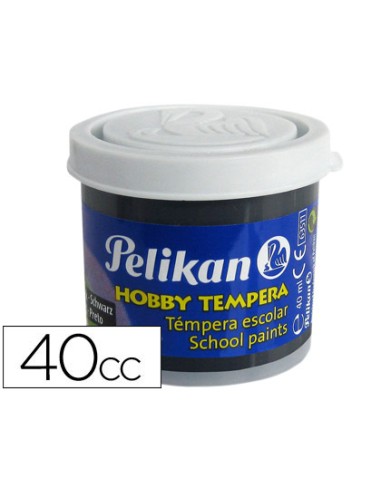 Tempera hobby 40 cc negro n11