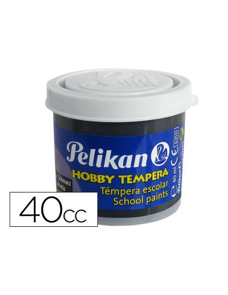 Tempera hobby 40 cc negro n11