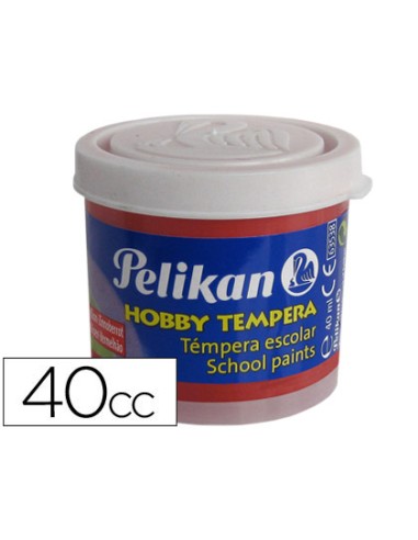 Tempera hobby 40 cc bermellon n58