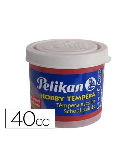 Tempera hobby 40 cc bermellon n58