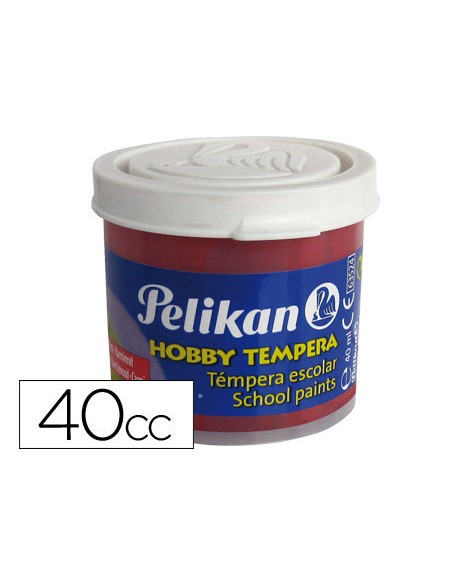 Tempera hobby 40 cc carmin n34