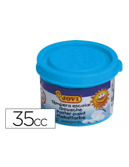 Tempera jovi 35 ml azul cyan