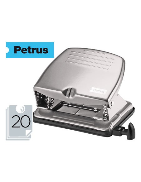 Taladrador petrus 65 c cromado capacidad 20 hojas Taladrador petrus 65 c cromado capacidad 20 hojas