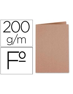 Subcarpeta liderpapel folio kraft 200g m2