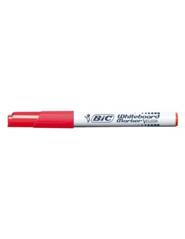Rotulador bic velleda para pizarra rojo punta redonda 14 mm