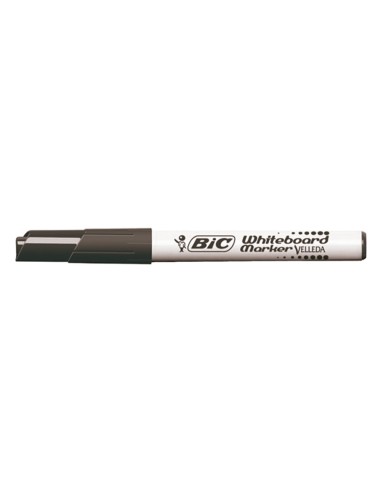 Rotulador bic velleda para pizarra negro punta redonda 14 mm