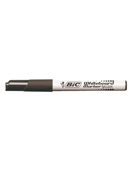 Rotulador bic velleda para pizarra negro punta redonda 14 mm