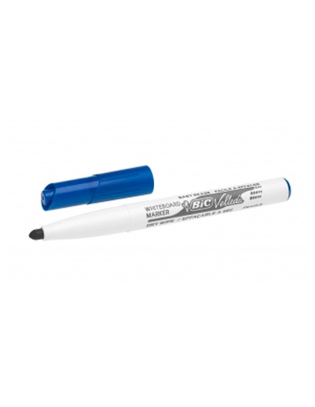 Rotulador bic velleda para pizarra azul punta redonda 14 mm Rotulador bic velleda para pizarra azul punta redonda 14 mm
