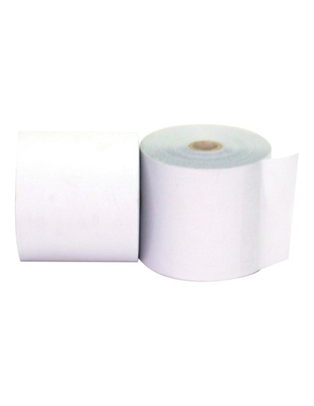 Rollo sumadora q connect electro 75 mm ancho x 65 mm diametro copiativo con 2 hojassin bisfenol a