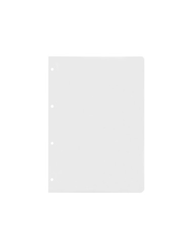 Recambio liderpapel a4 100 hojas 60g m2 liso sin margen 4 taladros