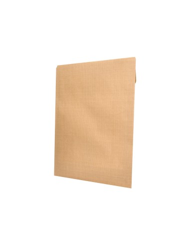 Sobre liderpapel bolsa fuelle kraft armado 280x365x50mm solapa tira de silicona papel 155 gr caja de 50 unidades