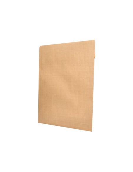 Sobre liderpapel bolsa fuelle kraft armado 280x365x50mm solapa tira de silicona papel 155 gr caja de 50 unidades