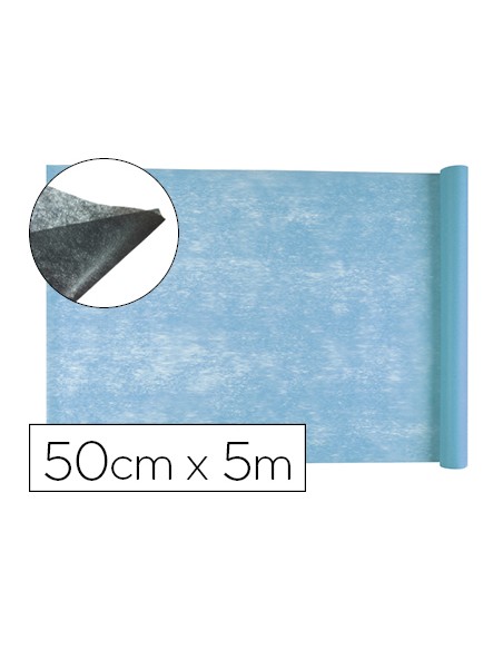 Tejido sin tejer liderpapel terileno 25 g m2 rollo de 5 mt celeste
