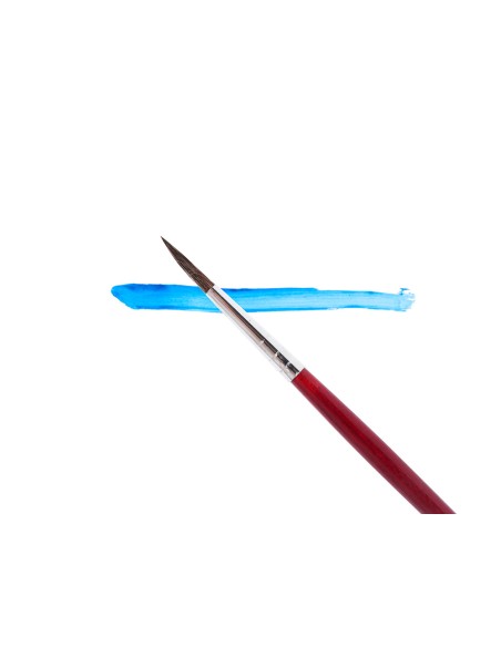 Pinceles acuarela liderpapel nº 4 virola cromada pelo engomado