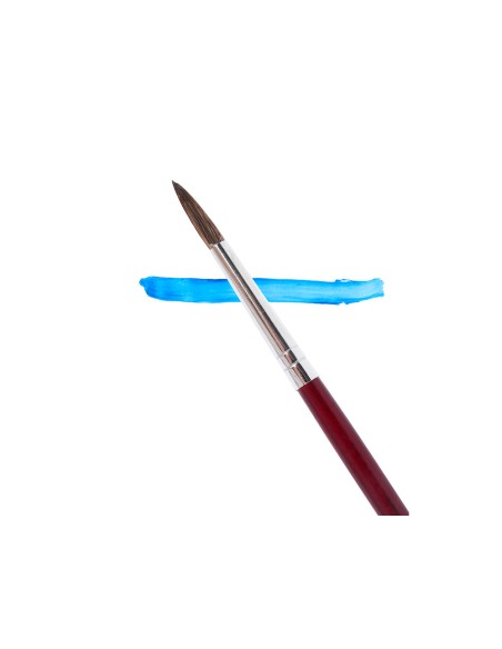 Pinceles acuarela liderpapel nº 7 virola cromada pelo engomado