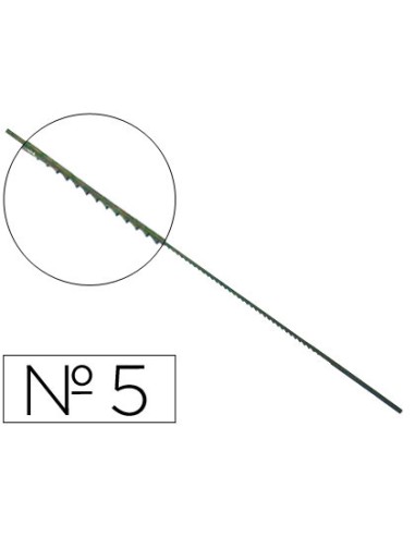 Pelos de segueta madera nº5 caja de 144 unidades