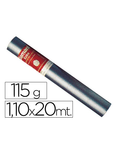 Papel vegetal diamant 110 115 gr rollo de 110x20 mt