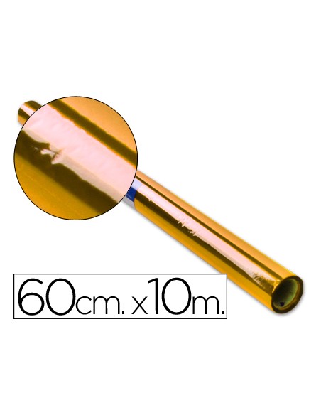 Papel celofan liderpapel rollo amarillo 060 x 10 mt