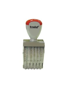 Numerador trodat manual con 6 bandas 7 mm