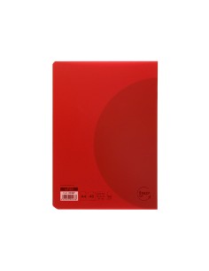 Libreta liderpapel 360 tapa de plastico a4 48 hojas 90g m2 rayado nº 46 colores surtidos