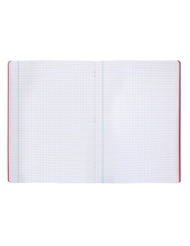 Libreta liderpapel 360 tapa de plastico a4 48 hojas 90g m2 cuadro 3 mm con margen colores surtidos