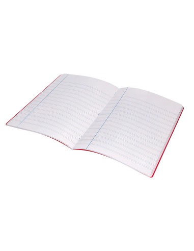 Libreta liderpapel 360 tapa de plastico a5 48 hojas 90g m2 pauta 5 25mm con margen colores surtidos