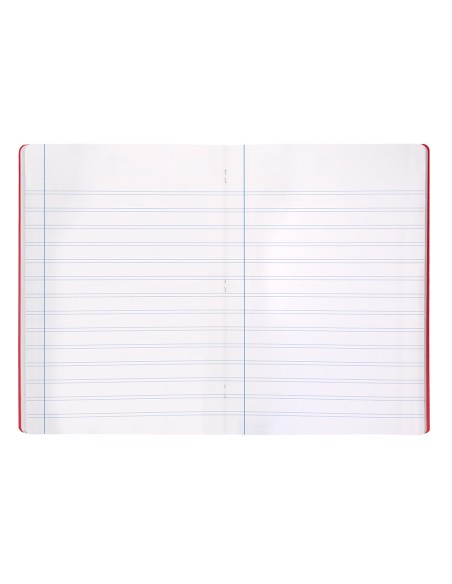 Libreta liderpapel 360 tapa de plastico a5 48 hojas 90g m2 pauta 5 25mm con margen colores surtidos