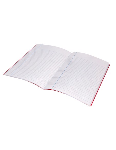 Libreta liderpapel 360 tapa de plastico a5 48 hojas 90g m2 horizontal con margen colores surtidos