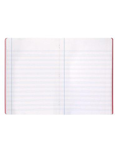 Libreta liderpapel 360 tapa de plastico a4 48 hojas 90g m2 pauta 4 35mm con margen colores surtidos