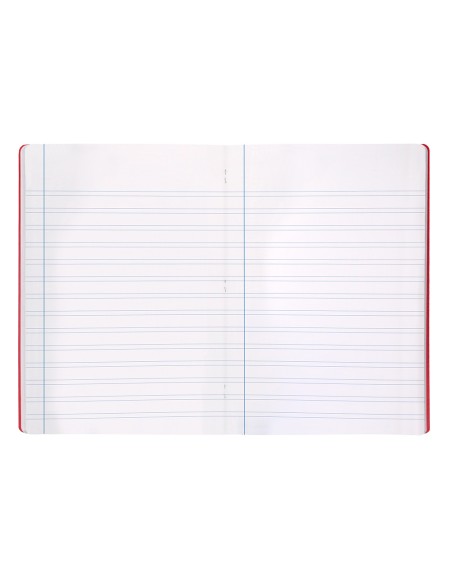 Libreta liderpapel 360 tapa de plastico a4 48 hojas 90g m2 pauta 4 35mm con margen colores surtidos