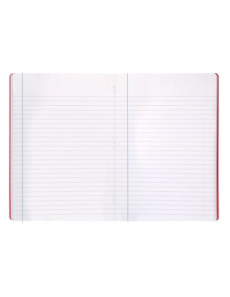 Libreta liderpapel 360 tapa de plastico a4 48 hojas 90g m2 horizontal con margen colores surtidos