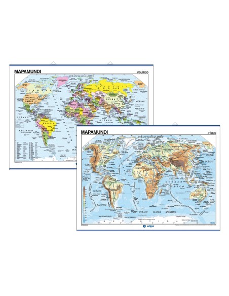 Mapa mural mundi planisferio 140x100 cm Mapa mural mundi planisferio 140x100 cm