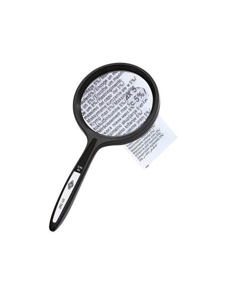 Lupa q connect cristal bifocal 75 mm mango curvo