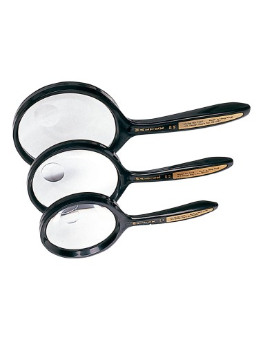 Lupa q connect cristal bifocal 50 mm mango curvo