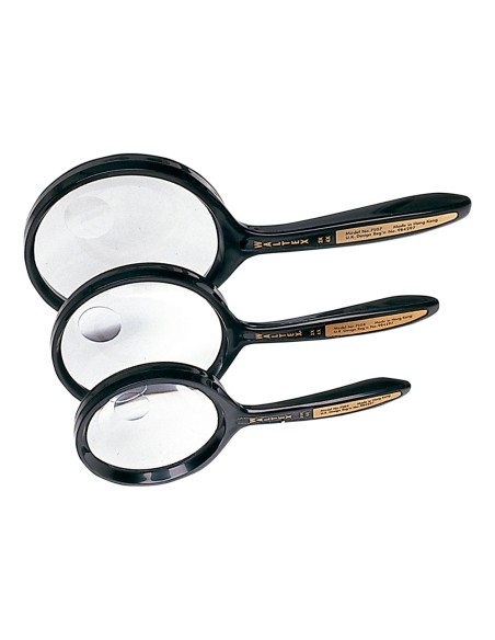 Lupa q connect cristal bifocal 50 mm mango curvo