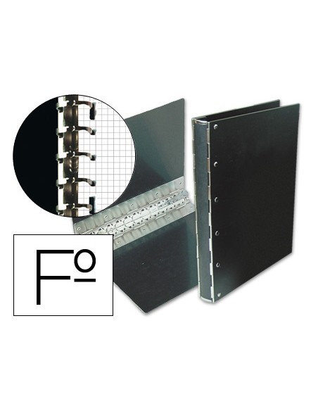 Carpeta multifin fibra 3005 g 16 anillas 40 mm folio