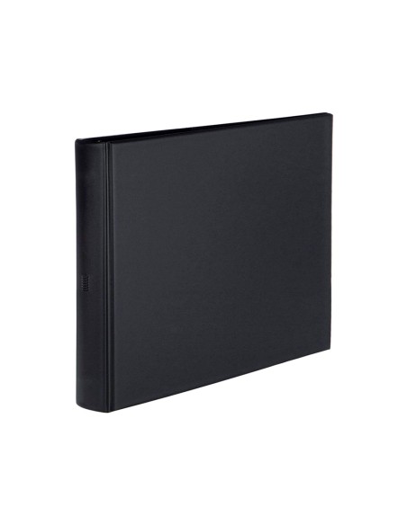Carpeta multifin alfa 3002 g 11 anillas 40 mm plastico cuarto negro