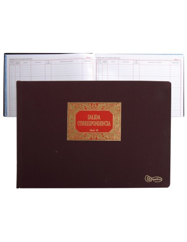 Libro miquelrius n43 folio apaisado 100 hojas salida de correspondencia