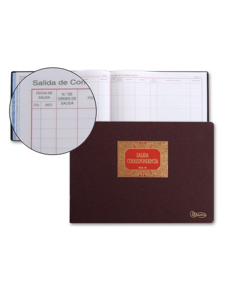 Libro miquelrius n43 folio apaisado 100 hojas salida de correspondencia